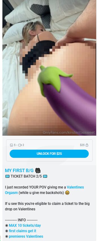 🔥 Kirstentoosweet  page leaked private photo uncensored full